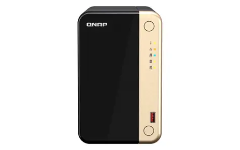 QNAP TS-264-8G / Intel Celeron N5095 2,9 GHz / 8 GB RAM DDR4 / 2x 3,5" SATA / 2x M.2 / 2x 2,5GLAN