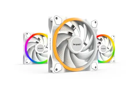 be quiet! LIGHT WINGS PWM HS 120 Triple Pack biały / ARGB / Łożysko Fluid-dynamiczne / 31dB @ 2500RPM / 52.3CFM / 4-pin