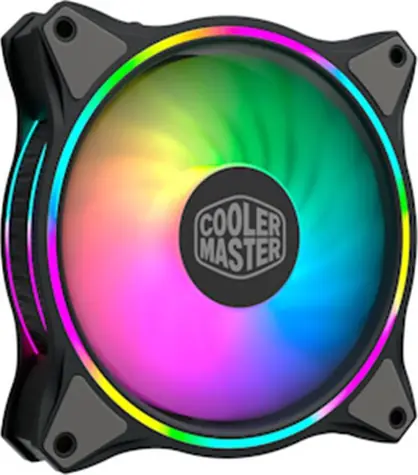 Cooler Master Masterfan MF120 Halo Black / 120 mm / Łożysko karabinowe / 30 dB @ 1800 RPM / ARGB / 4-pin