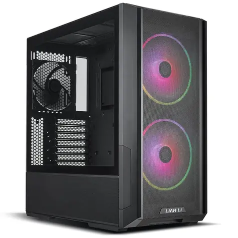 Lian Li LANCOOL 216 RGB czarny / Obudowa PC / E-ATX / bez zasilacza / 2x USB-A + 1x USB-C / strona przezroczysta