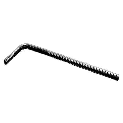 Rura solidna miedziana Barrow 16/14 długość 630mm - kolano 90° czarna