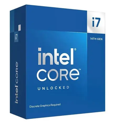 Intel Core i7-14700KF @ 3,4 GHz / TB 5,6 GHz / 20C28T / L3 33 MB / bez VGA / Raptor Lake Refresh / 253 W
