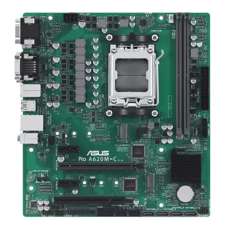 Asus Pro A620-C-CSM / AMD A620 / sc.AM5 / DDR5 / mATX / 2x gniazda RAM / USB-C / HDMI
