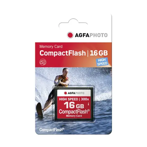 AGFAPHOTO Compact Flash 300x CF 16 GB / R:45 MB/s / W:25 MB/s