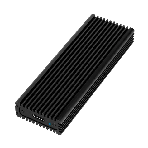 LogiLink UA0346 czarna / Etui na dysk M.2 SSD / 30-80mm / USB-C 3.2