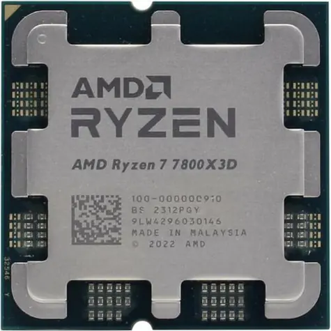 AMD RYZEN 7 7800X3D @ 4,2 GHz - TRAY / Turbo 5,0 GHz / 8C16T / L2 8 MB L3 96 MB / AM5 / Zen 4 / 120 W