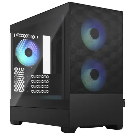 Fractal Design Pop Mini Air RGB Clear Tint czarny / mATX / 2x USB 3.2 / 3x 120mm / bez zasilacza / strona przezroczysta