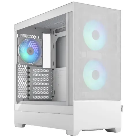Fractal Design Pop Air RGB TG Clear Tint biały / ATX / 2x USB 3.2 / 3x 120mm / bez zasilacza / strona przezroczysta 