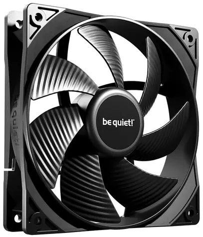 be quiet! Pure Wings 3 120 mm PWM czarny / 120 mm / łożysko karabinowe / 25,5 dB przy 1600 obr./min / 49,9 CFM / 4-pinowe PWM