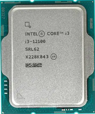 Intel Core i3-12100 @ 3,3 GHz - TRAY / TB 4,3 GHz / 4C8T / 12 MB / UHD 730 / LGA 1700 / Alder Lake / 89 W