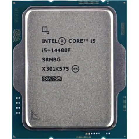 Intel Core i5-14400F @ 2,5 GHz - TRAY / TB 4,7 GHz / 10 rdzeni 16 rdzeni / 20 MB / Bez VGA / LGA 1700 / Raptor Lake / 148 W