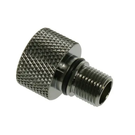 Adapter BitsPower direct Eheim 1046 na G1/4" IG (błyszczący) w kolorze czarnym