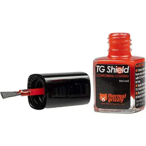 Thermal Grizzly TG Shield 5ml/lakier do ochrony płytek drukowanych w przypadku stosowania z ciekłym metalem