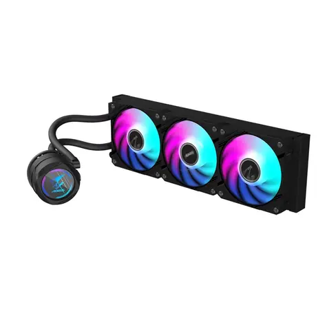 GIGABYTE AORUS WATERFORCE II 360 / 3 x120 mm / 36,9 dB / 64,95 CFM / 800-2300 RPM / RGB / Intel + AMD