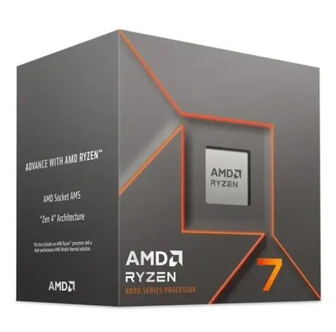 AMD RYZEN 7 8700F 4,1 GHz - TRAY / Turbo 5,0 GHz / 8 rdzeni 16 rdzeni / L2 8 MB L3 16 MB / AM5 / 65 W