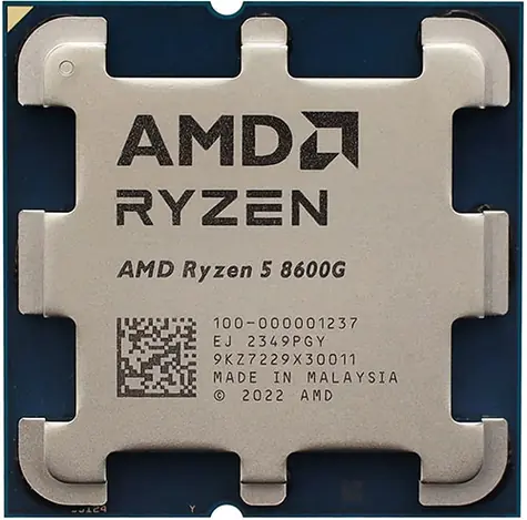 AMD RYZEN 5 8600G 4,3 GHz - TRAY / Turbo 5,0 GHz / 6C12T / L2 6MB L3 16MB / AM5 / Zen 4 / 65W