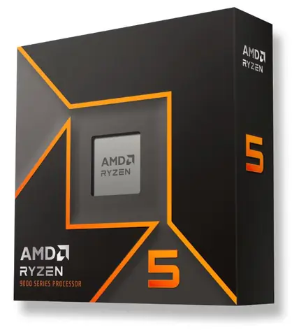 AMD RYZEN 5 9600X @ 3,9 GHz / Turbo 5,4 GHz / 6C12T / L1 0,48 MB L2 6 MB L3 32 MB / AM5 / Zen 5 / 65 W