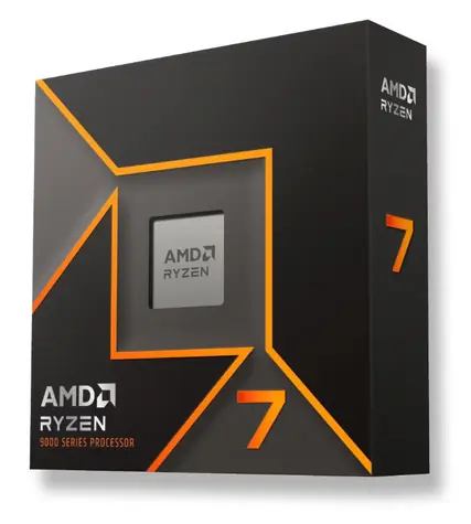 AMD RYZEN 7 9700X @ 3,8 GHz / Turbo 5,5 GHz / 8C16T / L1 0,64 MB L2 8 MB L3 32 MB / AM5 / Zen 5 / 65 W