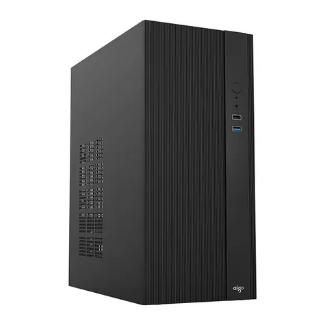 darkFlash Q15 czarny / mATX / bez wentylatorów / 2x USB-A / strona przezroczysta / bez źródła zasilania