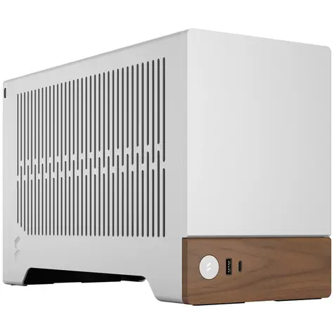 Fractal Design Terra silver / Mini-ITX / 1x USB-A 3.2 / 1x USB-C 3.2 / bez zasilacza 
