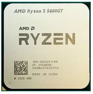 AMD RYZEN 5 5600GT @ 3,6 GHz - TRAY / Turbo 4,6 GHz / 6C12T / L2 3 MB L3 16 MB / AM4 / Zen 3 / 65 W