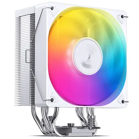 Jonsbo CR-1000 EVO ARGB biały / 120 mm / 1500 obr./min @ 32 dB / TDP 220 W / AMD + Intel