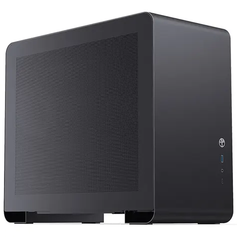 Jonsbo U4 Mini Mesh czarny / Micro-ATX / 1x USB-A 3.0 / 1x USB-C 3.1 / bez źródła zasilania 