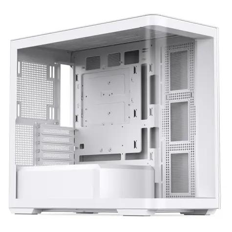 Jonsbo D300 biały / mATX / 2x USB-A 3.0 / 1x USB-C 3.2 / bez zasilacza / strona przezroczysta