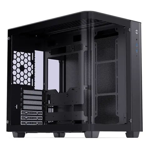 Jonsbo TK-3 czarny / ATX / 2x USB-A 3.0 / 1x USB-C 3.2 / bez zasilacza / strona przezroczysta