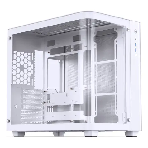 Jonsbo TK-3 biały / ATX / 2x USB-A 3.0 / 1x USB-C 3.2 / bez zasilacza / strona przezroczysta