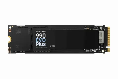 Samsung 990 EVO PLUS 2TB / SSD / M.2 NVMe PCI-E 4.0 / TLC / R:7250 MBps / W:6300 MBps / IOPS: 1000K&1350K / 5 lat