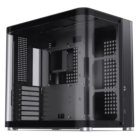 Jonsbo TK-2 czarny / ATX / 1x USB-A 3.0 / 1x USB-C 3.2 / bez źródła zasilania / strona przezroczysta 