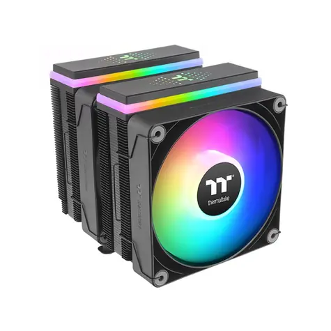 Thermaltake ASTRIA 600 ARGB czarny / 2x 120mm / 1800 obr./min @ 26,8 dB / 65 CFM / TDP 265W / AMD + Intel