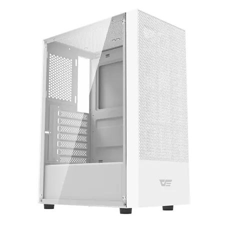 darkFlash A290 biały / ATX / bez wentylatorów / 3x USB-A / strona przezroczysta / bez zasilacza 