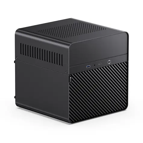 Jonsbo N2 Mini-ITX czarny / Mini-ITX / 1x USB 3.0 / 1x USB-C / bez zasilacza