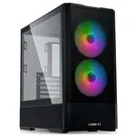 Obudowa Lian Li LANCOOL 207 PC czarna / Mid Tower / Szkło hartowane / ATX, Micro ATX, Mini ITX / Przezroczyste panele boczne / Metal