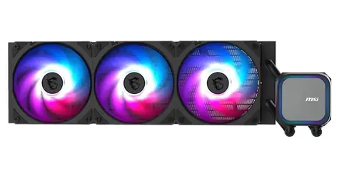 MSI MAG CoreLiquid A13 360 czarny / 3x 120mm / 31,1 dB @ 2000 RPM / 62,6 CFM / AMD + Intel