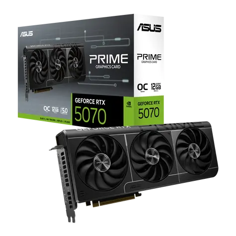 Asus GeForce RTX 5070 Prime 12 GB OC / 2565 MHz / 12 GB GDDR7 / 192-bit / 1x HDMI + 3x DP / 750 W (16)