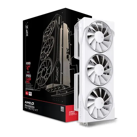 Karta graficzna XFX Swift Radeon RX 9070 XT 16 GB / 2970 MHz / 16 GB GDDR6 / 256-bit / 1x HDMI + 3x DP / 700 W (8+8+8)