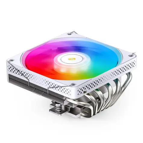 Jonsbo HP600 biały / 1x 120mm / Łożysko hydrauliczne / 37,2 dB przy 1800 obr./min / 61,51 CFM / AMD + Intel