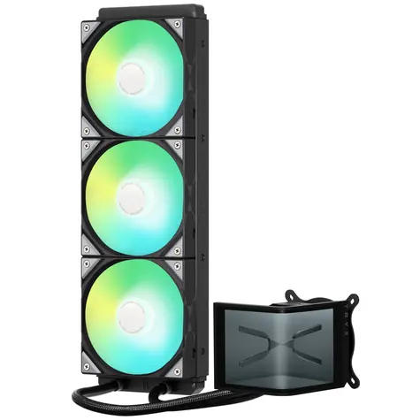 TRYX PANORAMA SE ARGB 360 czarny / AIO CPU chłodzenie wodne / 3x 120 mm / 27,86 dB / AMD + Intel 