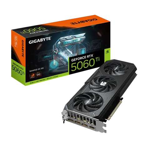 GIGABYTE GeForce RTX 5060 Ti GAMING OC 8 GB / 2647 MHz / 8 GB GDDR7 / 128-bit / 1x HDMI + 3x DP / 650 W (8)