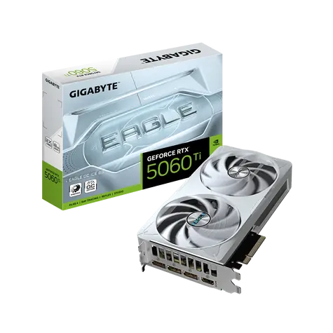 GIGABYTE GeForce RTX 5060 Ti EAGLE ICE OC 8 GB / 2617 MHz / 8 GB GDDR7 / 128-bit / 1x HDMI + 3x DP / 650 W (8)