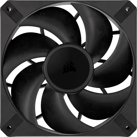 Bez opakowania - Corsair RS120 MAX czarny / 120 mm / łożysko kopułki magnetycznej / 2000 obr./min / 72 CFM / 4-pinowe / sprzedaż ostateczna