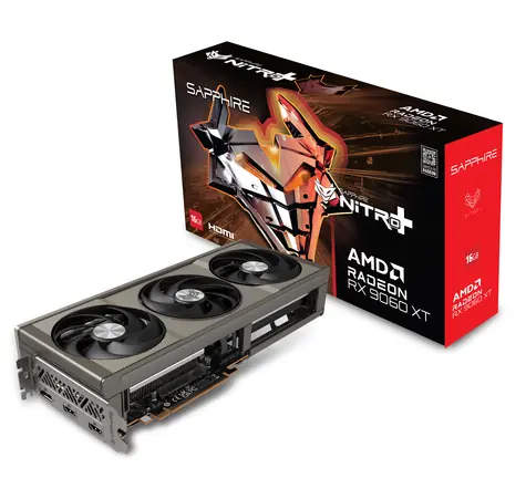 Sapphire Radeon RX 9060 XT Nitro+ Gaming OC 16 GB / 3320 MHz / 16 GB GDDR6 / 1x HDMI + 2x DP / 450 W (8)