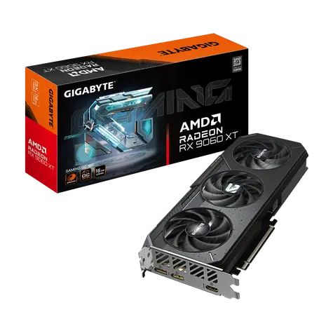 GIGABYTE Radeon RX 9060 XT GAMING OC 16 GB / 3320 MHz / 16 GB GDDR6 / 1x HDMI + 2x DP / 450 W (8)