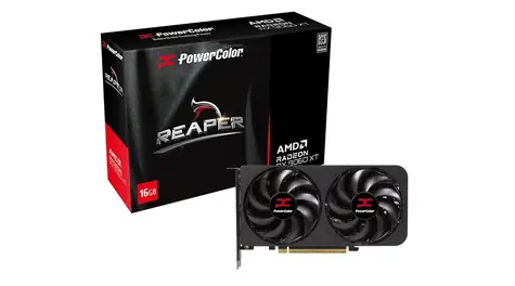 PowerColor Radeon RX 9060 XT Reaper 16 GB / 3230 MHz / 16 GB GDDR6 / 1x HDMI + 2x DP / 500 W (8)