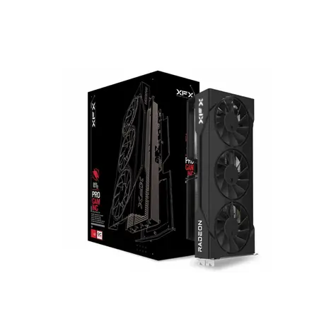 XFX Radeon RX 9060 XT SWIFT potrójny wentylator OC 16 GB / 3320 MHz / 16 GB GDDR6 / 1x HDMI + 2x DP / 450 W (8)