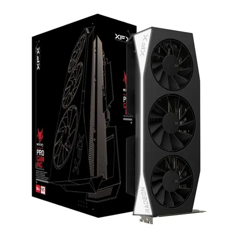 Karta graficzna XFX Radeon RX 9060 XT Mercury OC 16 GB / 3320 Mz / 16 GB GDDR6 / 128-bit / 1x HDMI + 2x DP / 450 W (8)