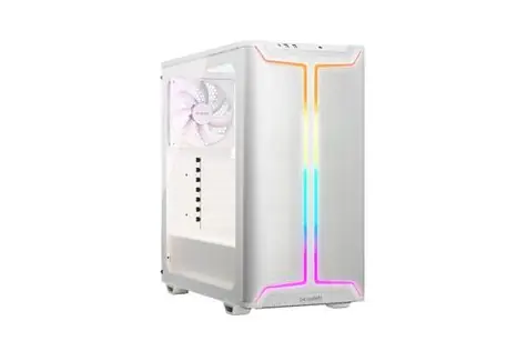 be quiet! Pure Base 501 DX biały / ATX / 2x USB-A / 1x USB-C / 3x 140mm / bez zasilacza / przezroczysty panel boczny 